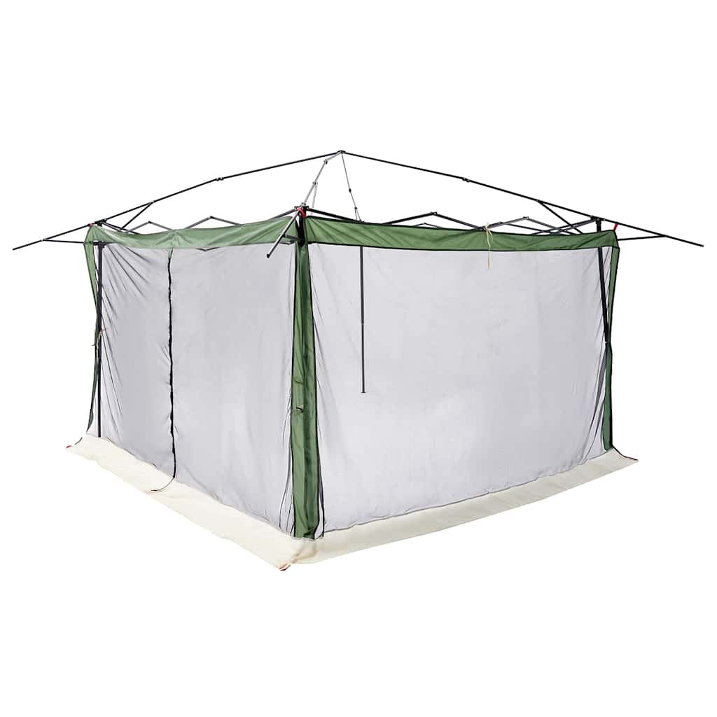Innertelt med tak med lagring grønn 520 x 520 x 190 cm taft
