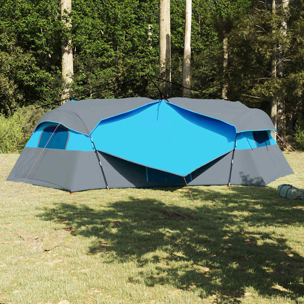 Innertelt med tak med lagring Blå 520 x 520 x 190 cm taft