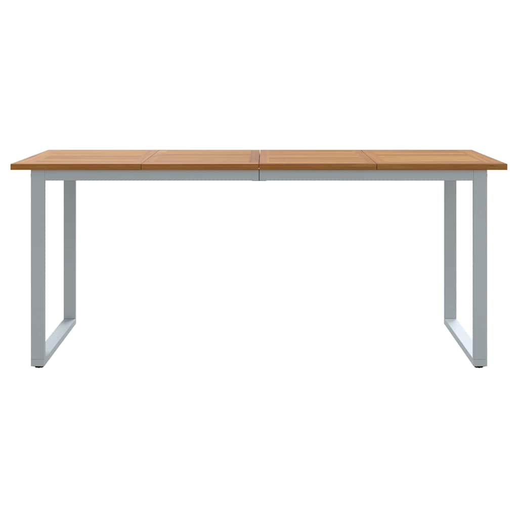 Hagebord Grå 180 x 90 x 75 cm Solid akasietre
