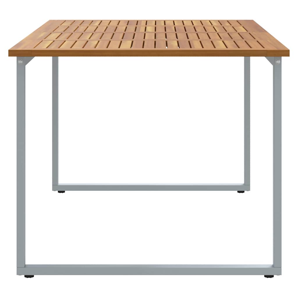 Hagebord Grå 180 x 90 x 75 cm Solid akasietre