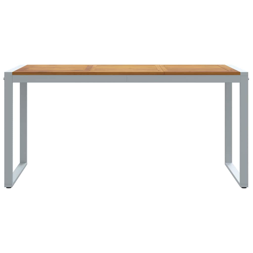 Hagebord Grå 160 x 80 x 75 cm Solid akasietre