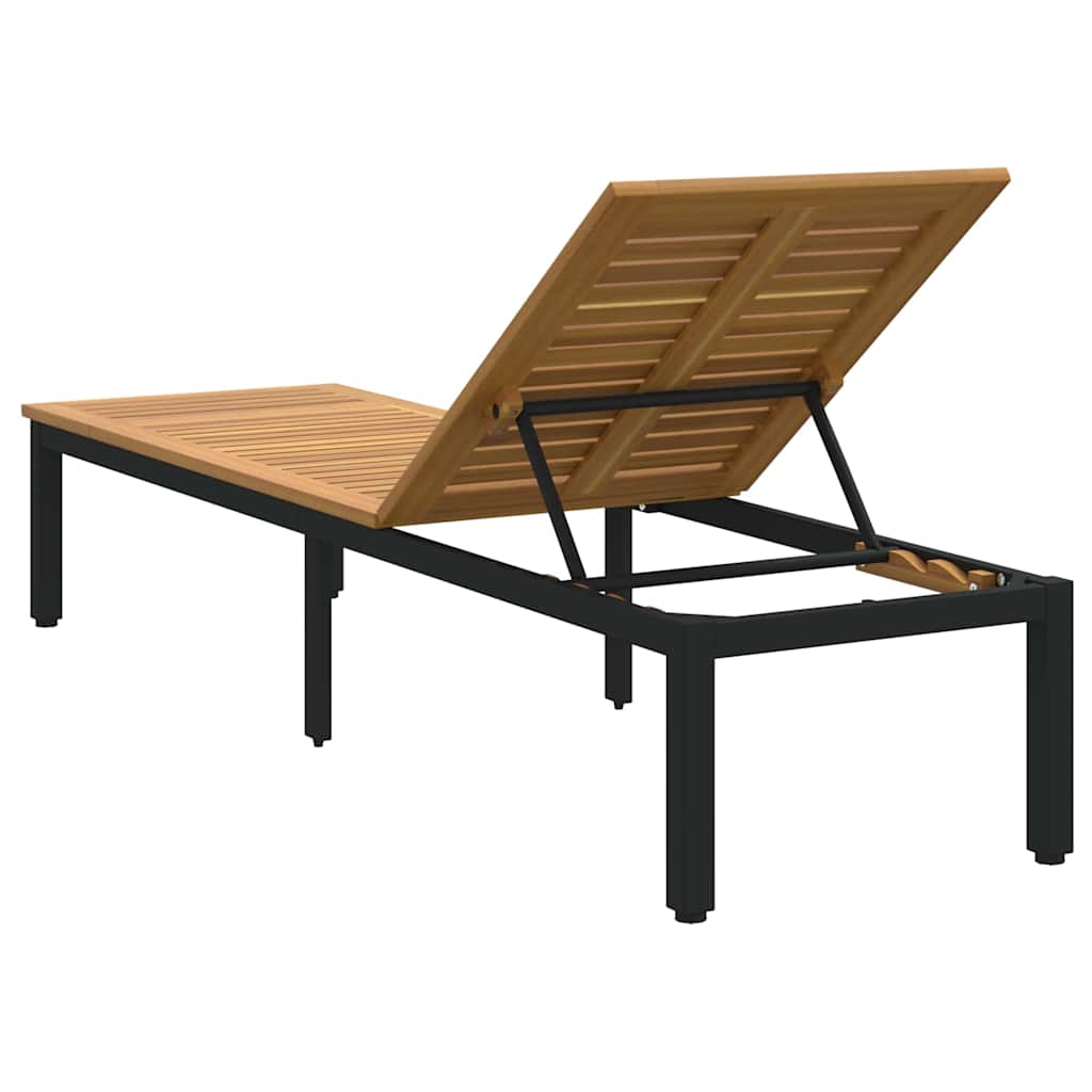 Solseng Svart 200 x 55 x 35 cm Solid akasietre