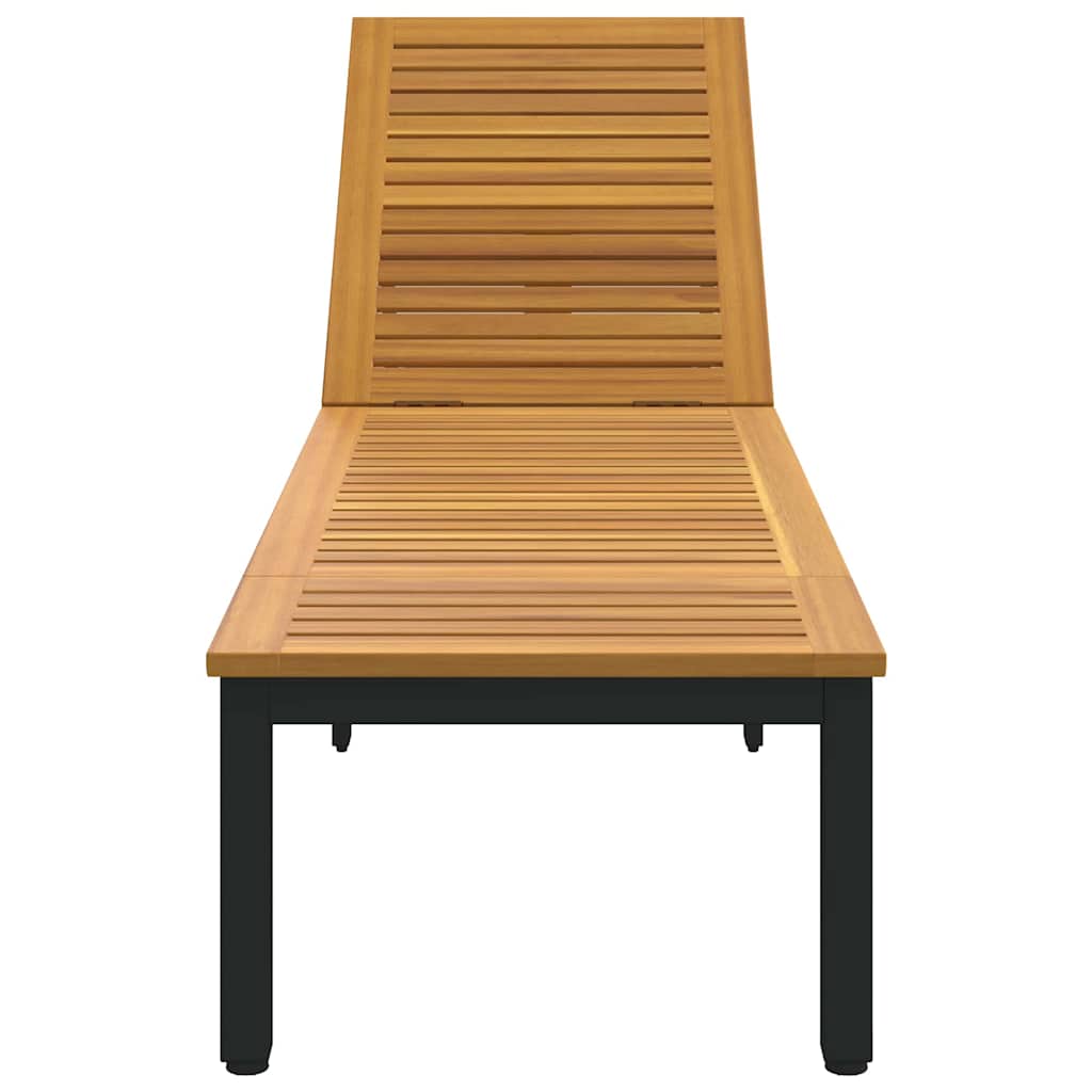 Solseng Svart 200 x 55 x 35 cm Solid akasietre