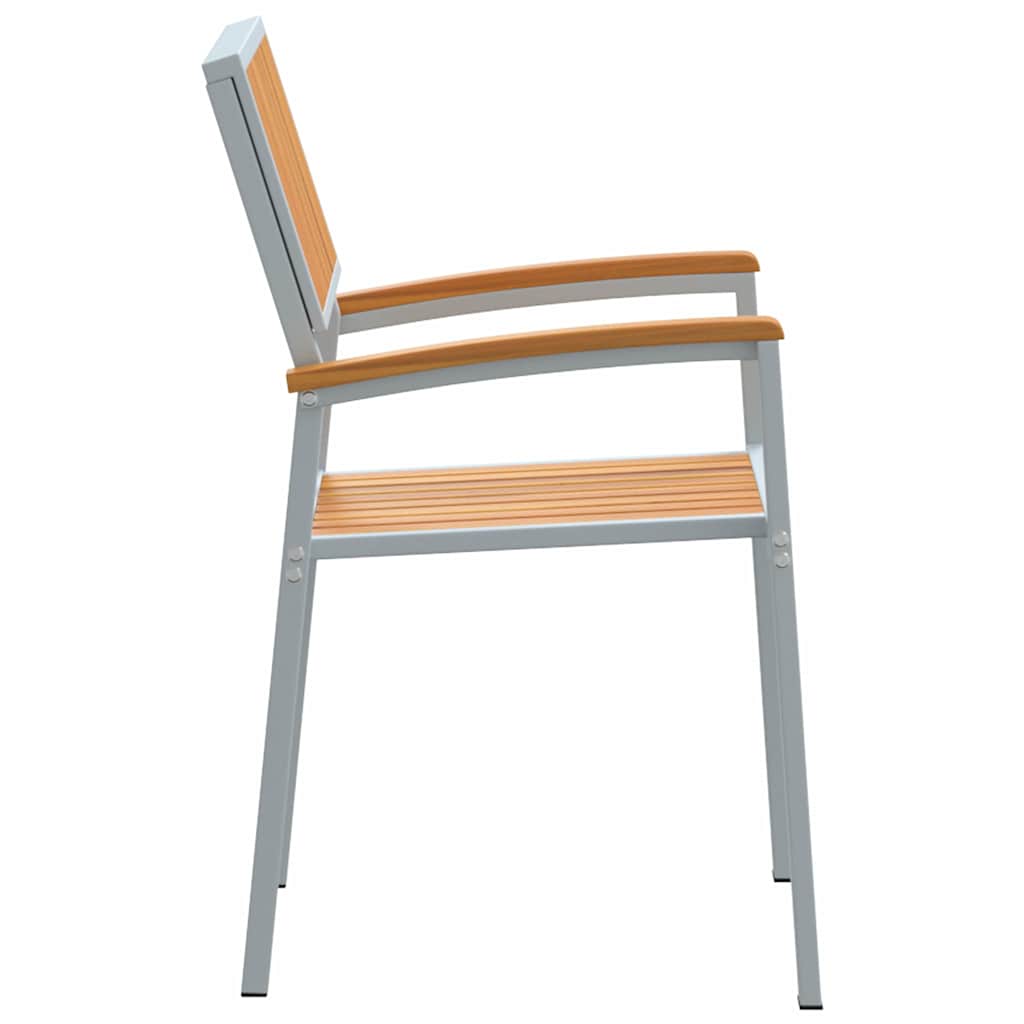 Stablestol 2 pcs Brun 56 x 57 x 87 cm Solid akasietre