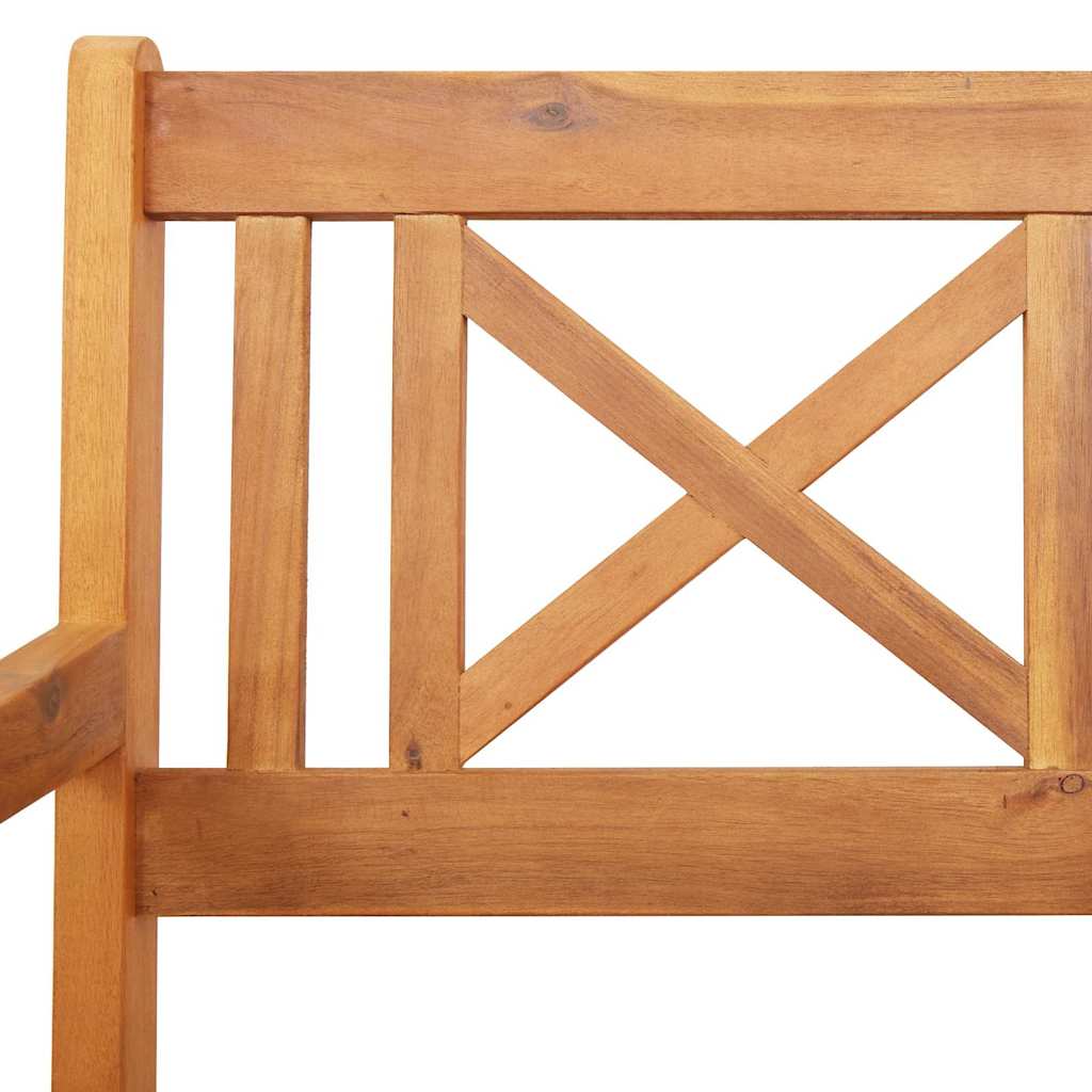 Hagestoler 2 pcs Naturlig Solid akasietre