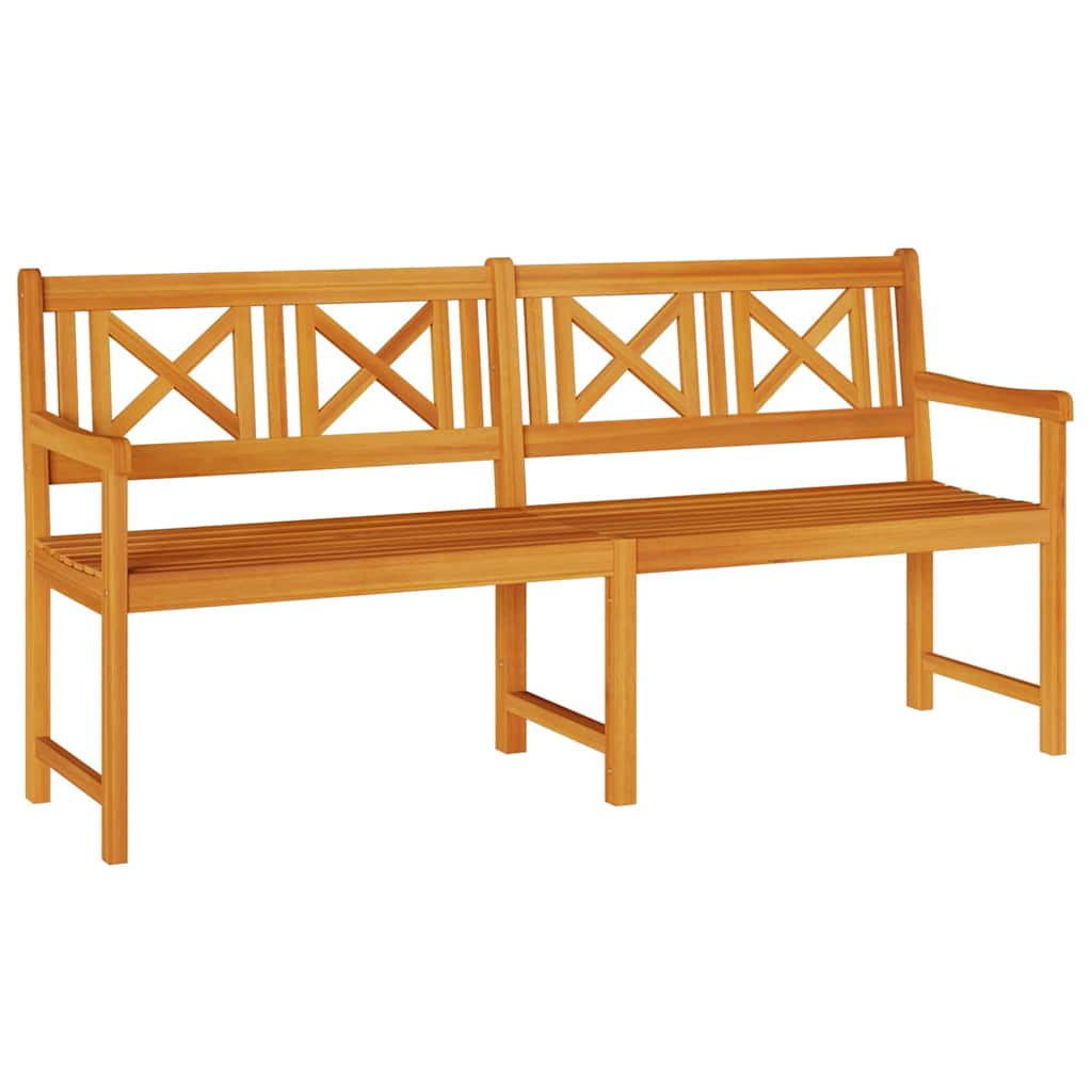 Utendørs benk Naturlig 180 x 56 x 90 cm Solid akasietre