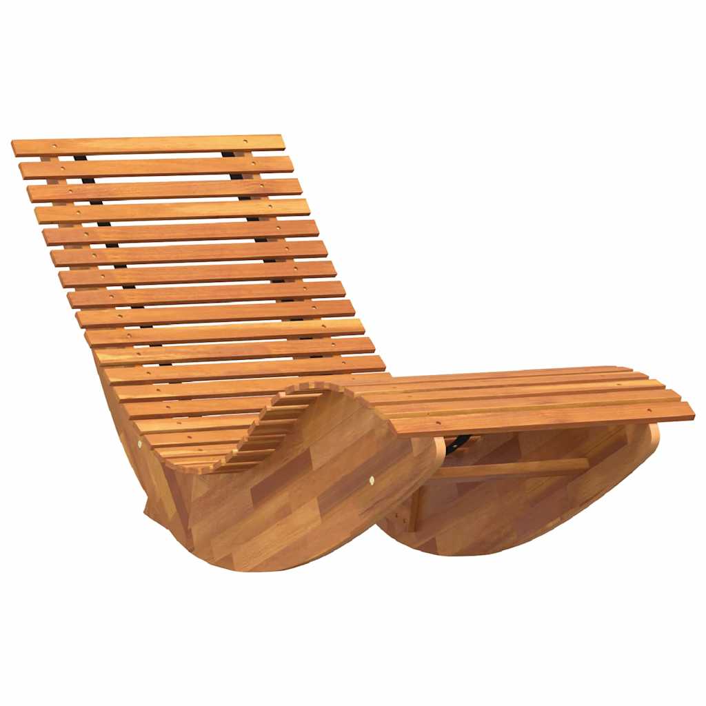 Sofa 2-person 2 pcs Brun 154 x 60 x 74 cm Solid akasietre