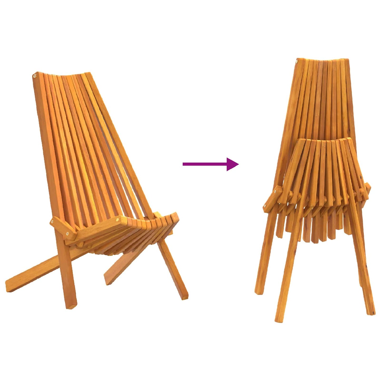 Stol 2 pcs Brun 69 x 56 x 84 cm Solid akasietre