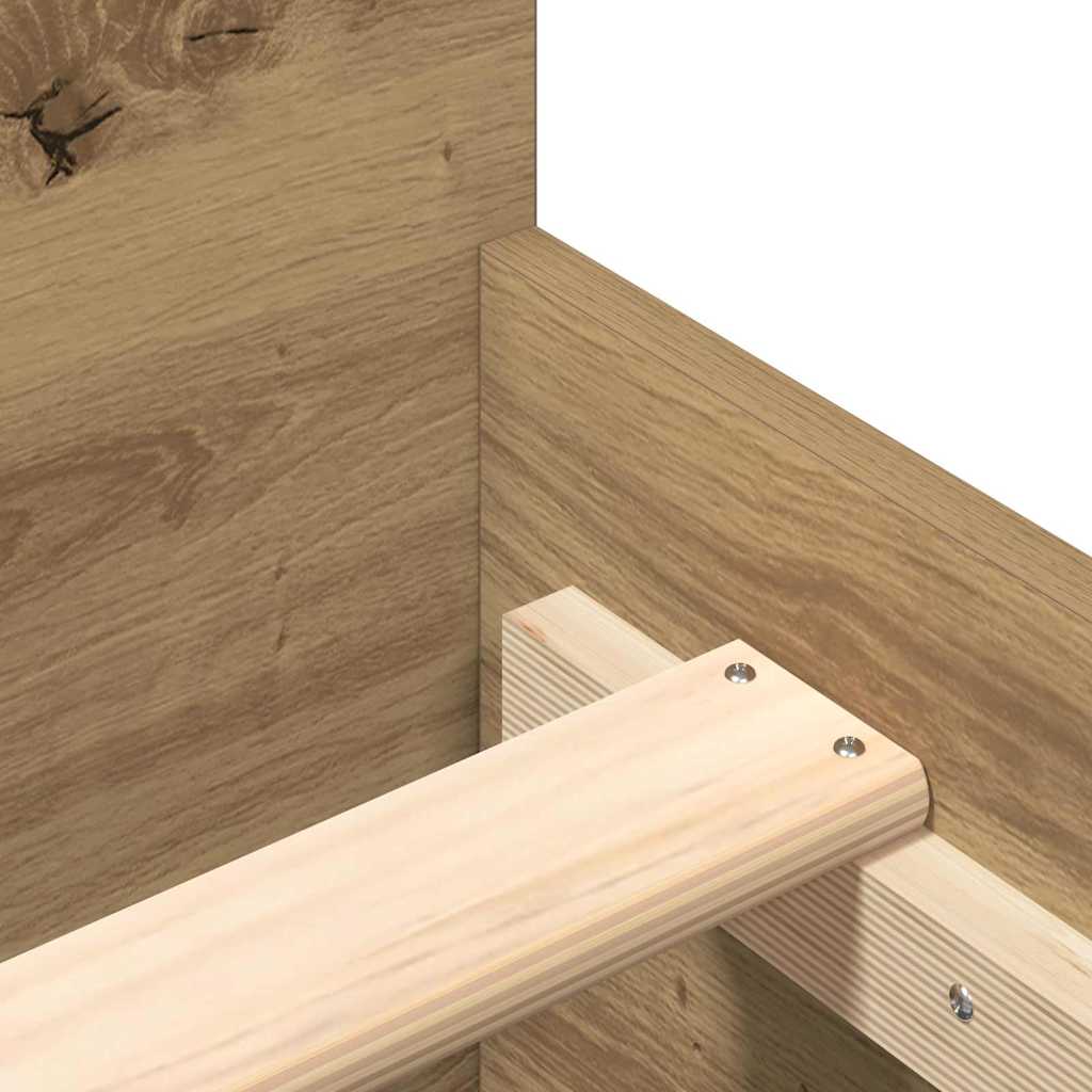 Sengestamme Artisan Eik 203 x 203 x 50 cm Konstruert tre