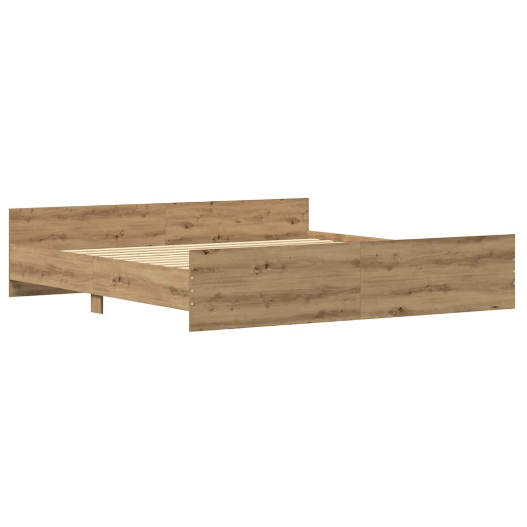 Sengestamme Artisan Eik 203 x 203 x 50 cm Konstruert tre