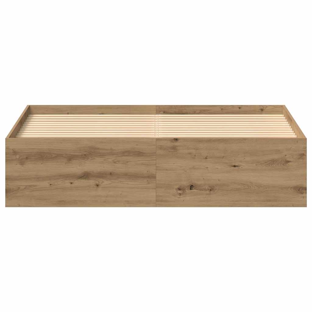 Sengeramme uten madrass artisan eik 150x200 cm konstruert tre