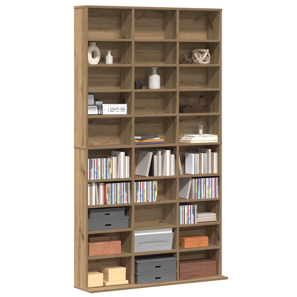 CD skap Artisan Eik 101 x 23 x 177,5 cm Konstruert tre