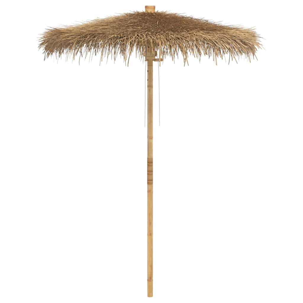 Tiki-paraply med bananbladtak 180 cm bambus
