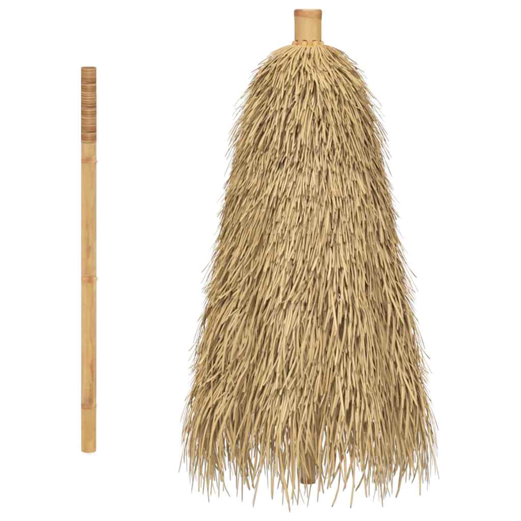 Tiki-paraply med bananbladtak 180 cm bambus