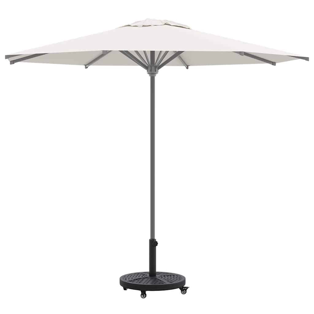 Parasollfot Art Deco Svart Ø 45 x 39,5 cm Jern vidaXL