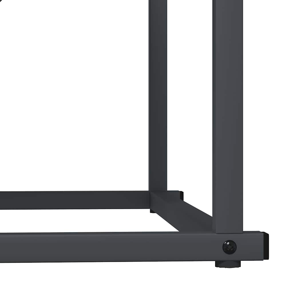 Vedstativ antrasitt 70x43x34,5 cm kaldvalset stål