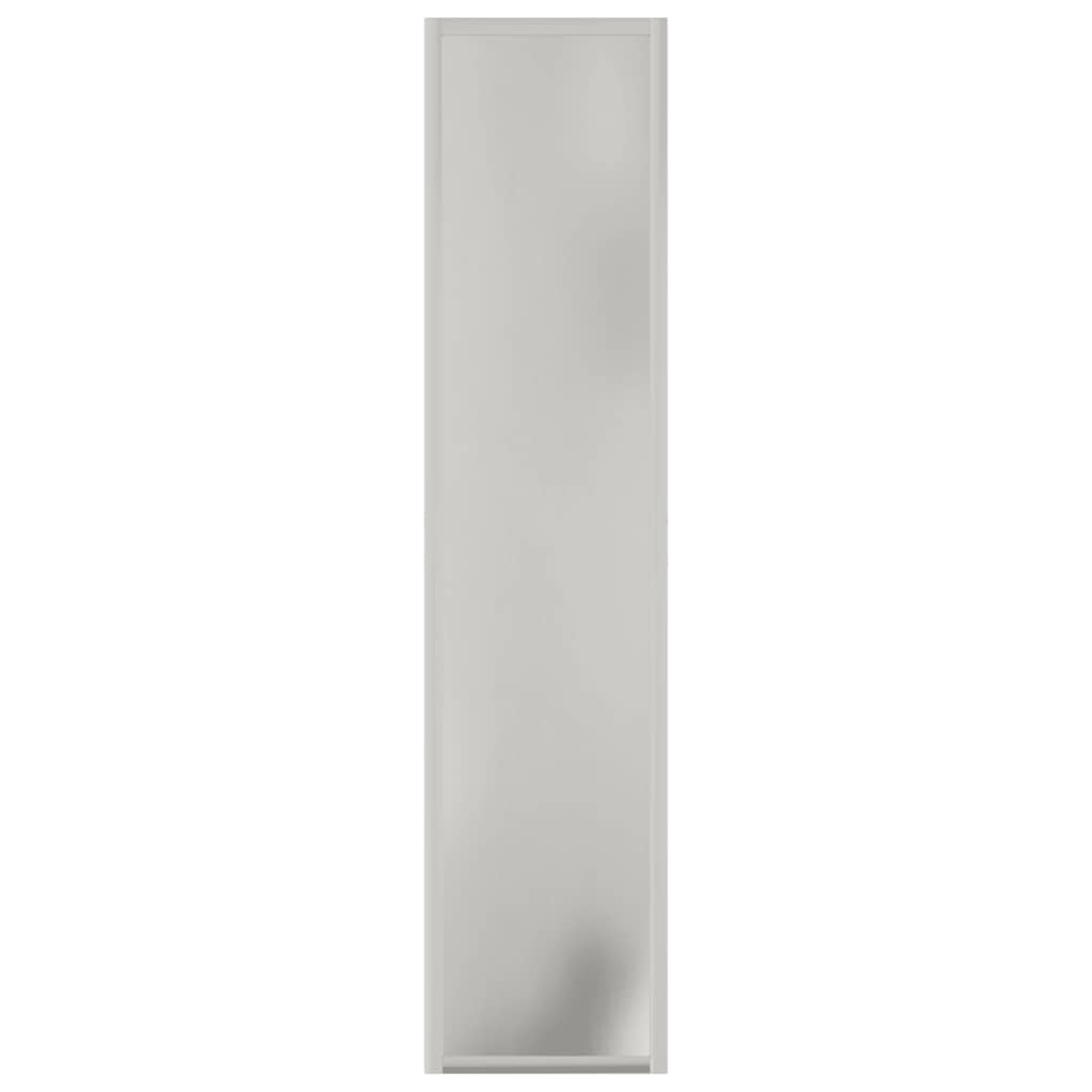Vedstativ 50x23x100 cm rustfritt stål