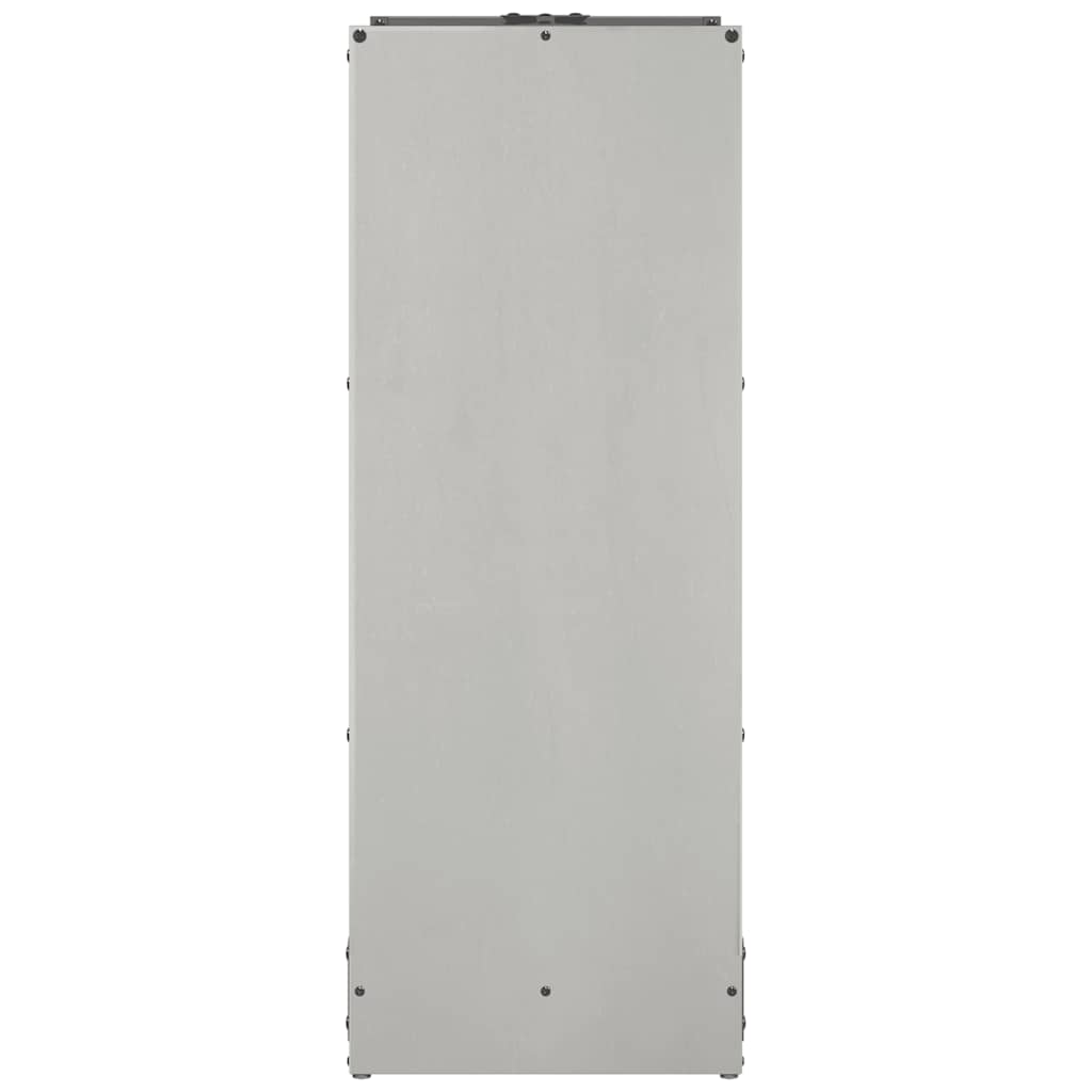 Vedstativ 40x30x80 cm rustfritt stål