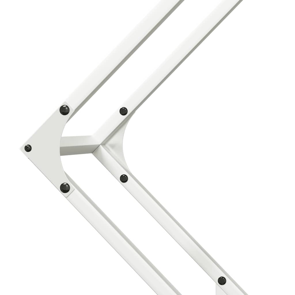 Vedstativ svart 80x25x80 cm kaldvalset stål