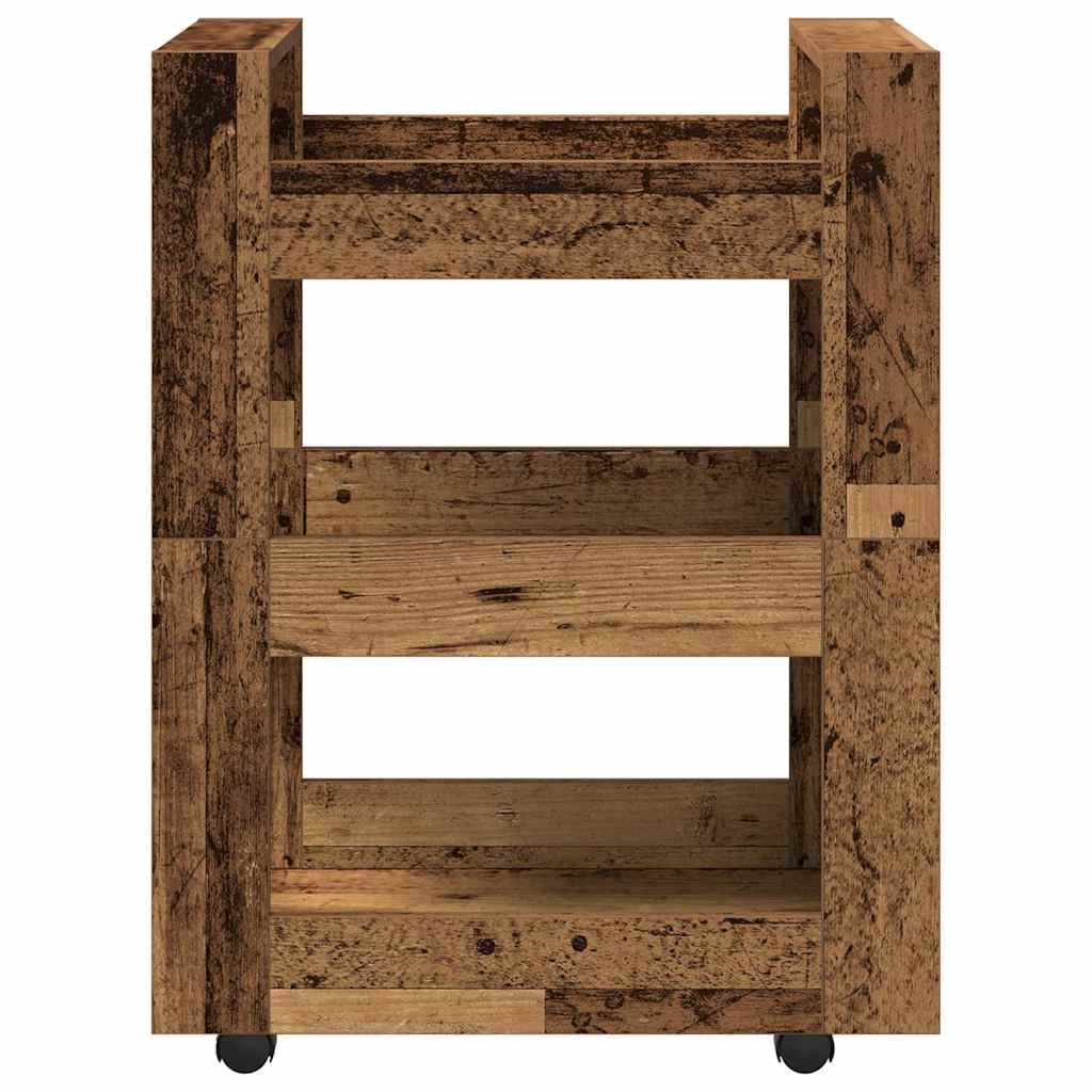 Kjøkkenvogn Eiketre 60 x 45 x 80 cm Konstruert tre