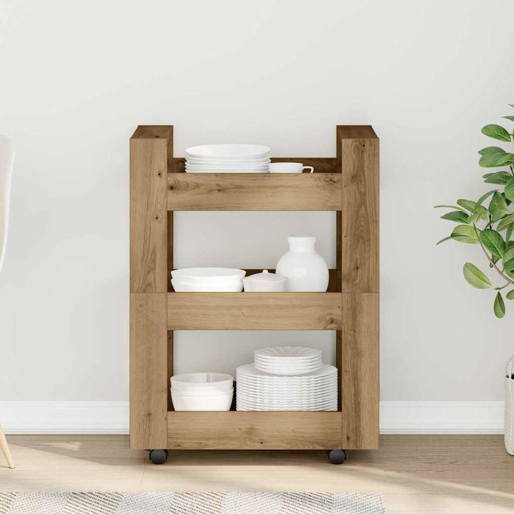 Kjøkkenvogn Artisan Eik 60 x 45 x 80 cm Konstruert tre