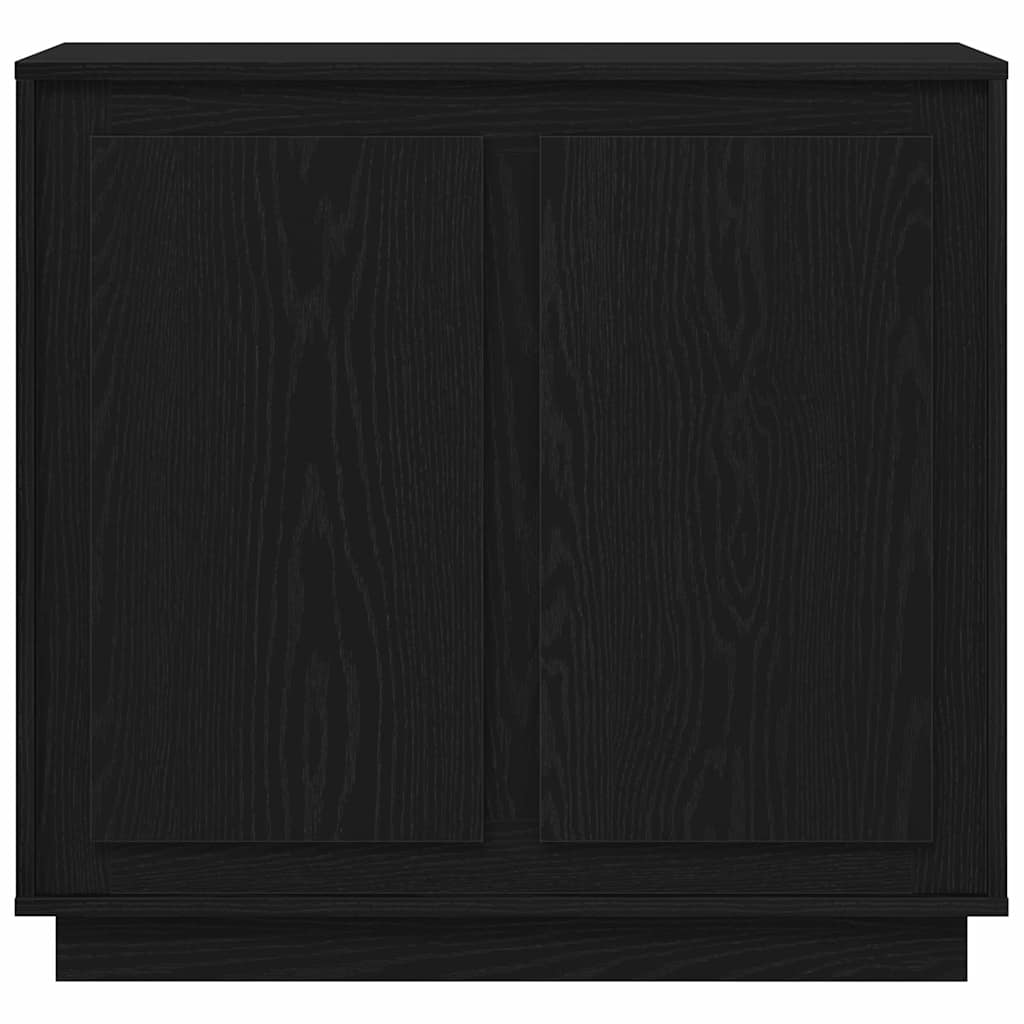 Serviesskap Svart Eik 80 x 40 x 75 cm Konstruert tre