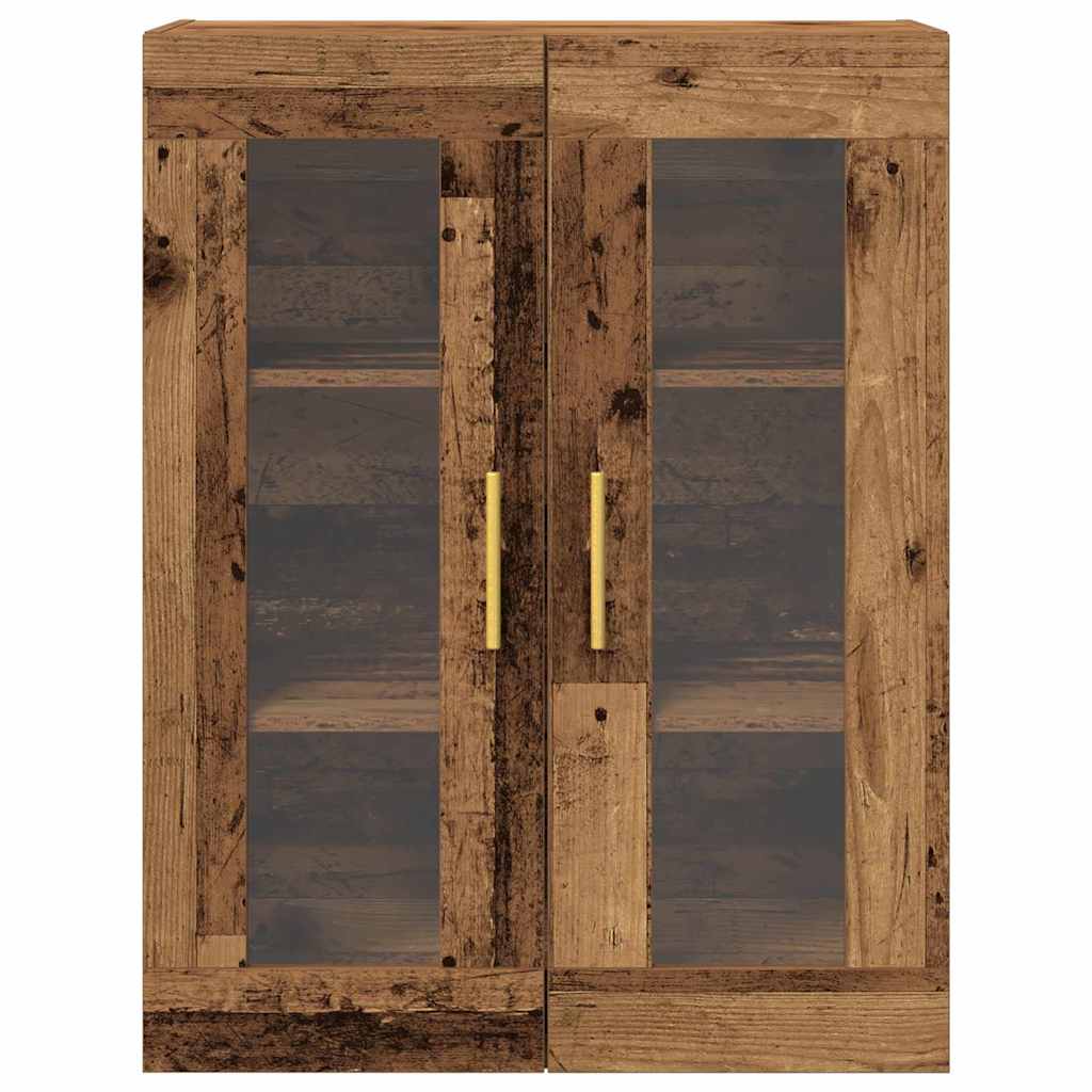 Veggskap Veggmontert Gamle tre 69,5 x 34 x 90 cm Konstruert tre