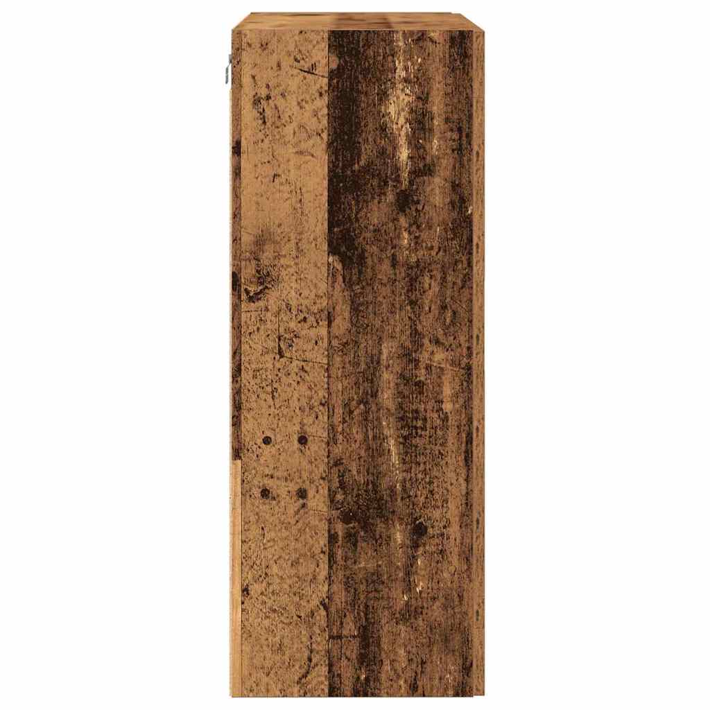 Veggskap Veggmontert Gamle tre 69,5 x 34 x 90 cm Konstruert tre