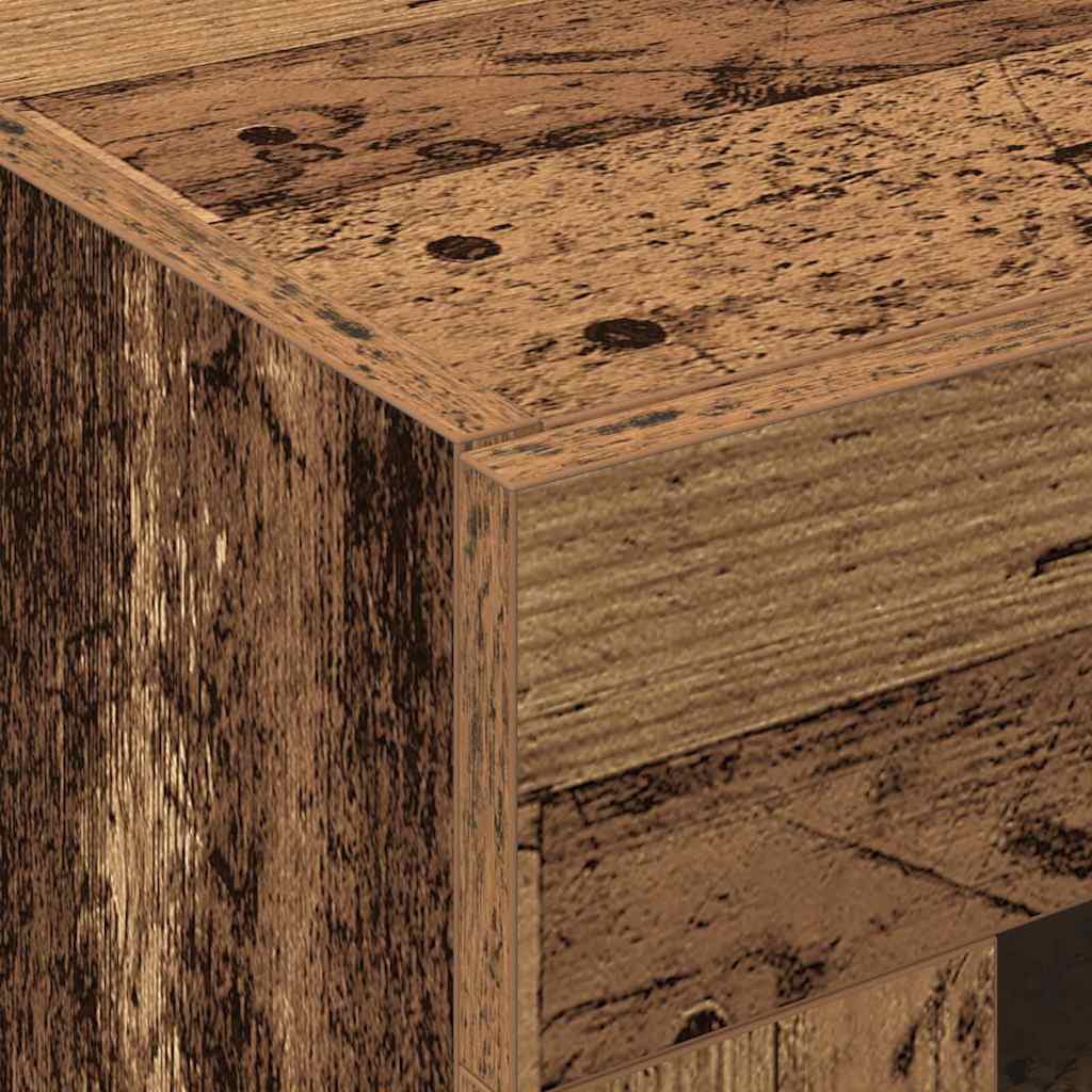 Veggskap Veggmontert Gamle tre 69,5 x 34 x 90 cm Konstruert tre