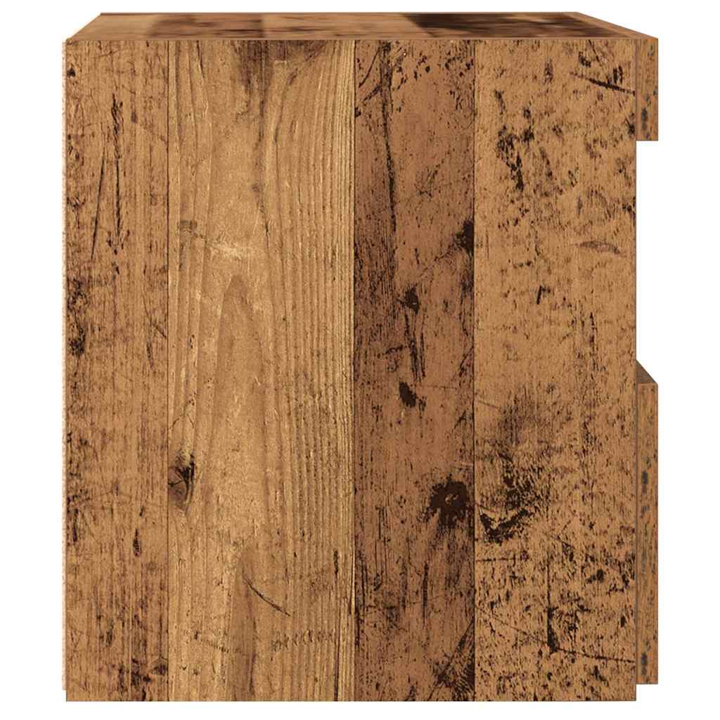 Nattbordskap Gammelt tre 50 x 40 x 45 cm Konstruert tre