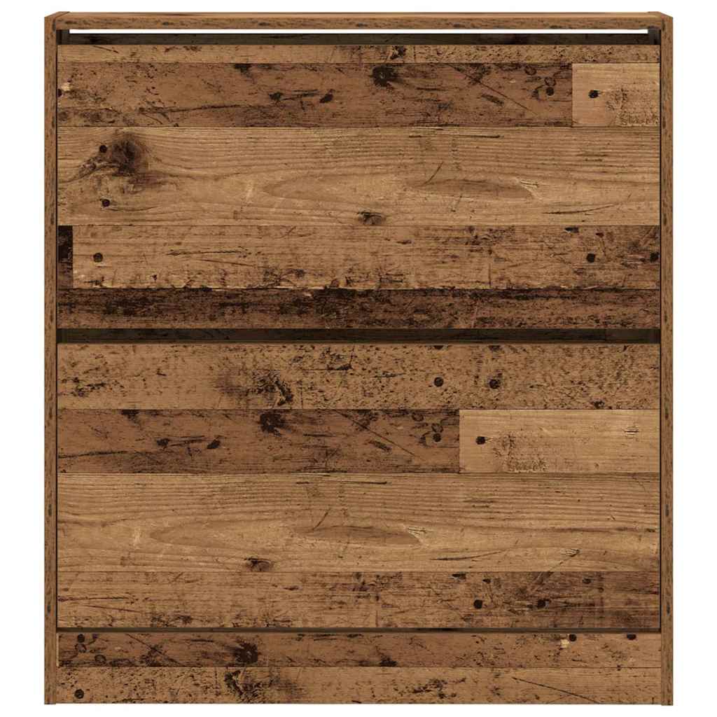Sko Skap med hylle Gammelt tre 80 x 21 x 87,5 cm Konstruert tre
