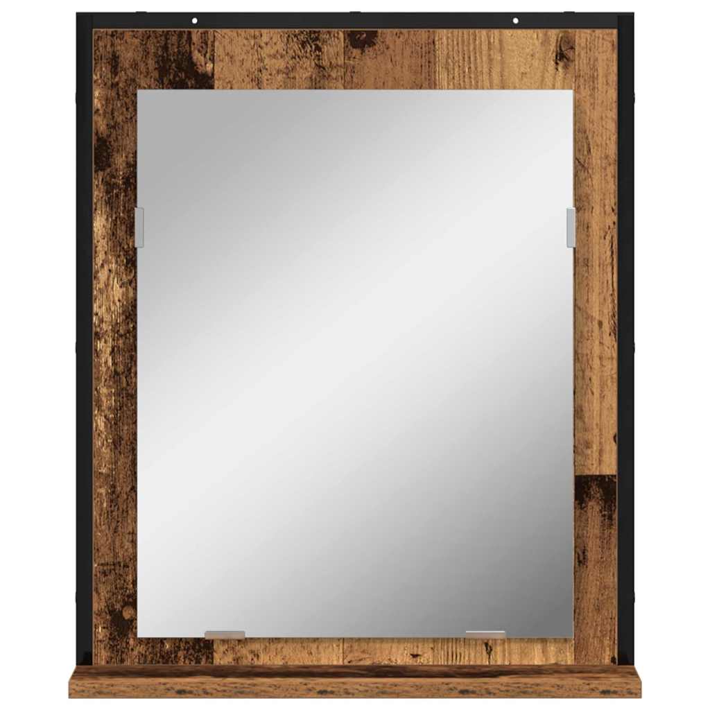 Speil Gammelt tre 50 x 12 x 60 cm Glass og konstruert tre