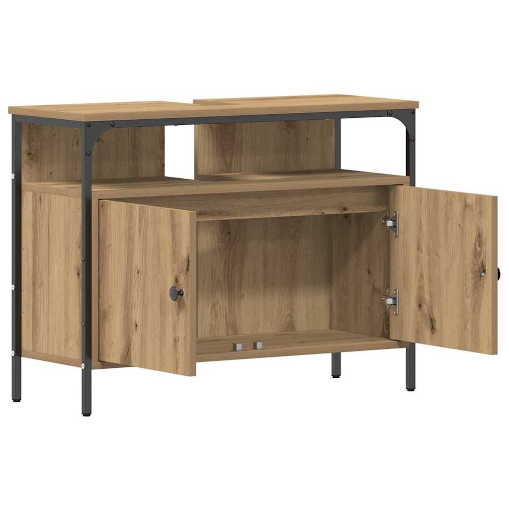 Baderomsvaskeskap artisan eik 80 x 30 x 60 cm Konstruert tre