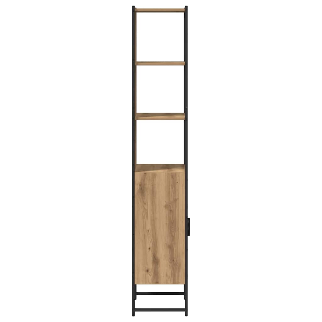 Baderomsskap artisan eik 33 x 33 x 185,5 cm Konstruert tre