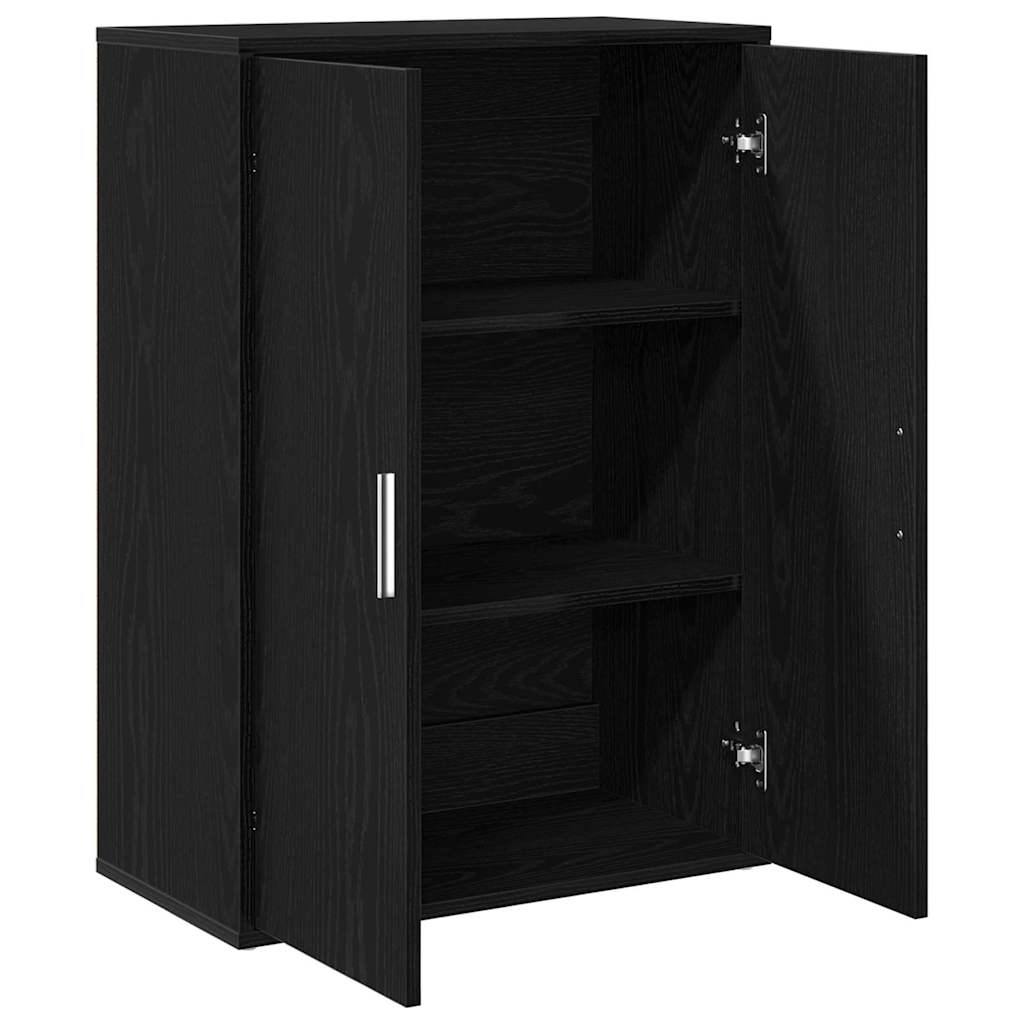 Serviesskap Svart Eik 60 x 31 x 84 cm Konstruert tre