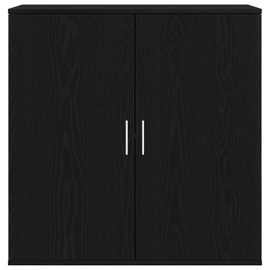 Serviesskap Svart Eik 79 x 38 x 80 cm Konstruert tre