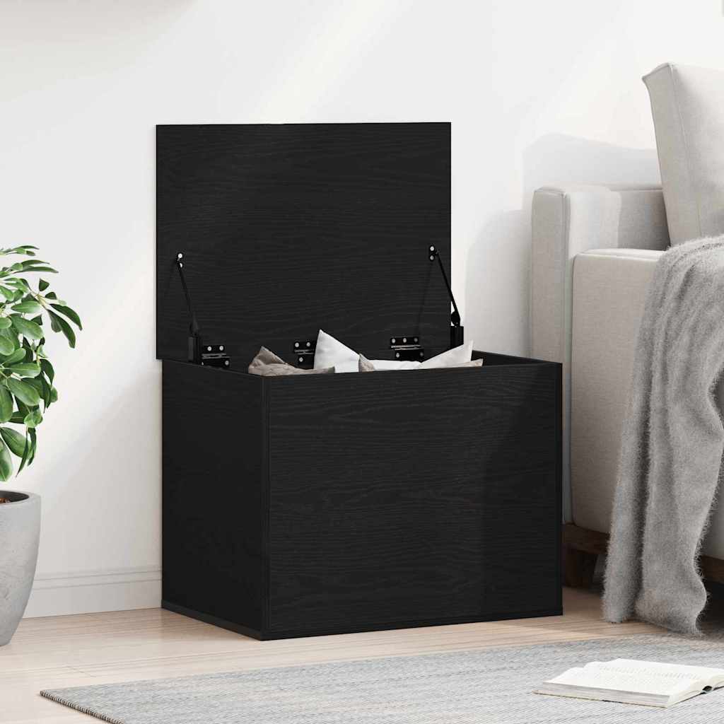 Lagringsboks Svart eik 60 x 42 x 46 cm Konstruert tre