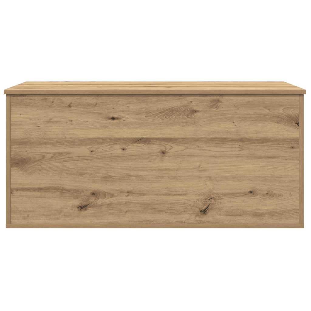 Lagringsboks artisan eik 100 x 42 x 46 cm Konstruert tre vidaXL