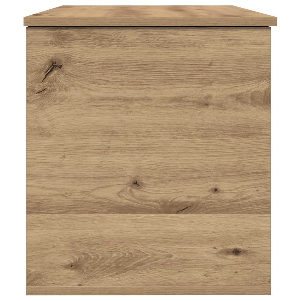 Lagringsboks artisan eik 100 x 42 x 46 cm Konstruert tre vidaXL