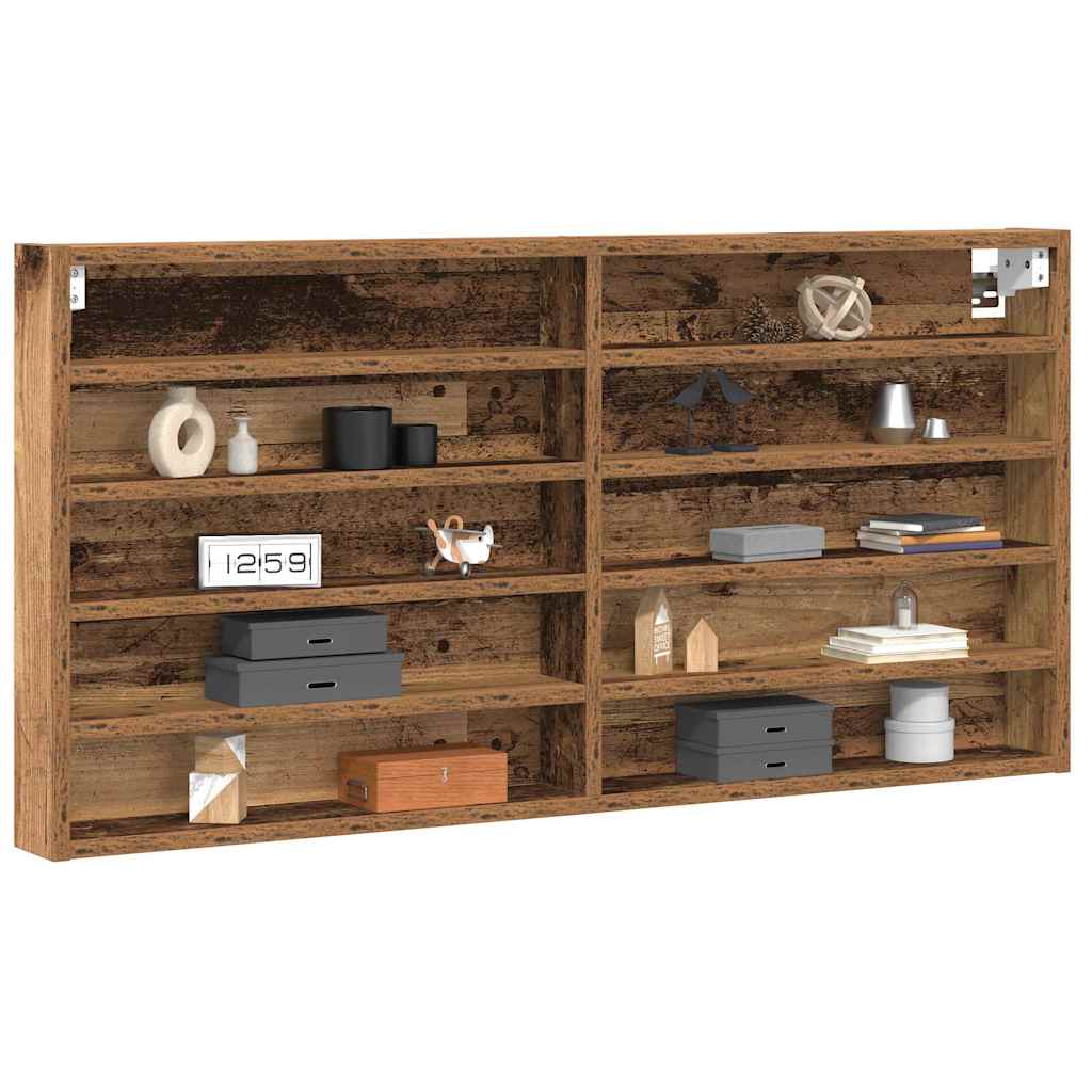 Visningsskap Gamle tre 100 x 8,5 x 50 cm Konstruert tre