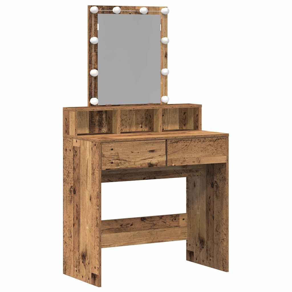 Sminkebord Gamle tre 80 x 41 x 144.5 cm Konstruert tre