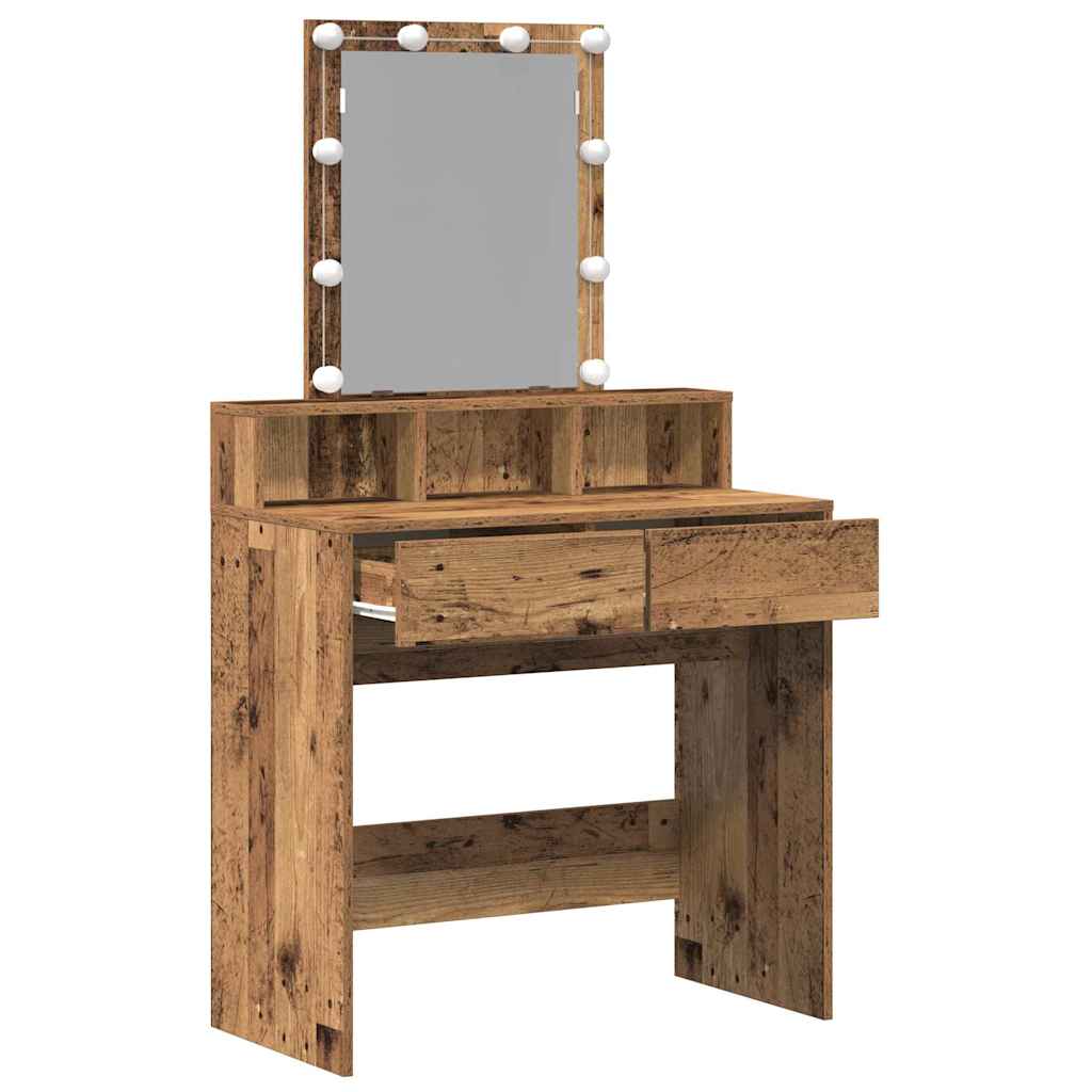 Sminkebord Gamle tre 80 x 41 x 144.5 cm Konstruert tre