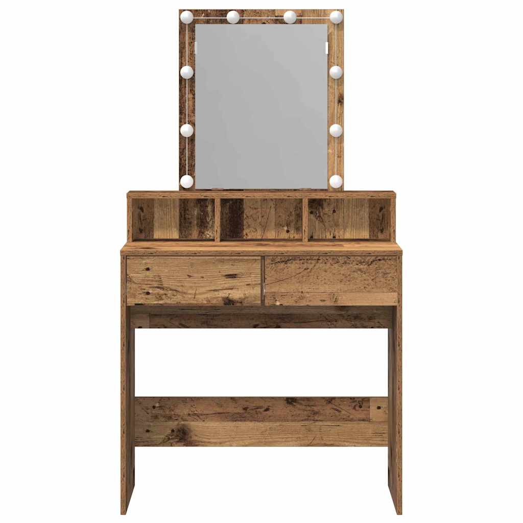 Sminkebord Gamle tre 80 x 41 x 144.5 cm Konstruert tre