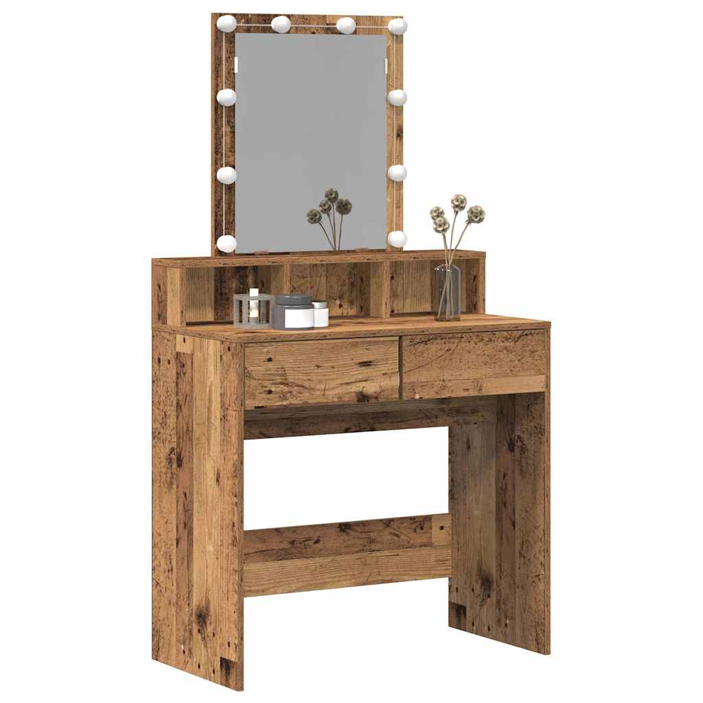 Sminkebord Gamle tre 80 x 41 x 144.5 cm Konstruert tre