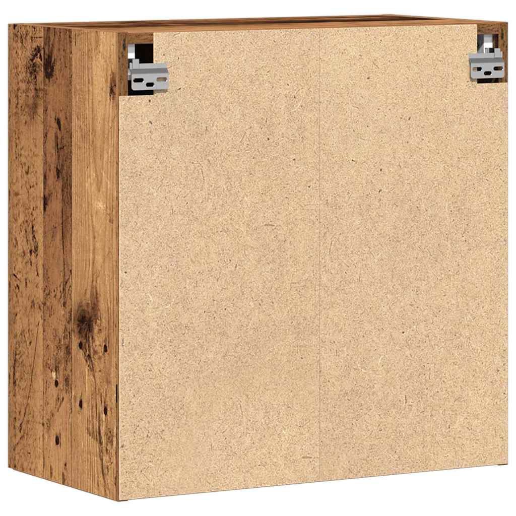 Veggskap Veggmontert Gamle tre 60 x 31,5 x 60 cm Konstruert tre