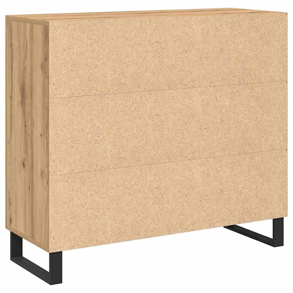 Serviesskap Artisan Eik 90 x 34 x 80 cm Konstruert tre