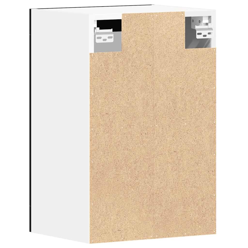 Hengende vitrineskap svart eik 40x31x60 cm konstruert tre