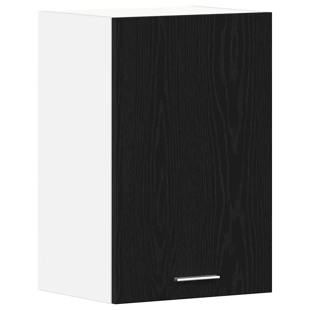 Hengeskap svart eik 40x31x60 cm konstruert tre