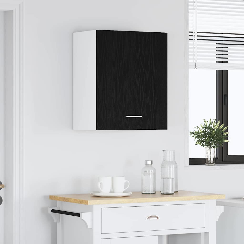 Hengende skap Svart Eik 50 x 31 x 60 cm Konstruert tre