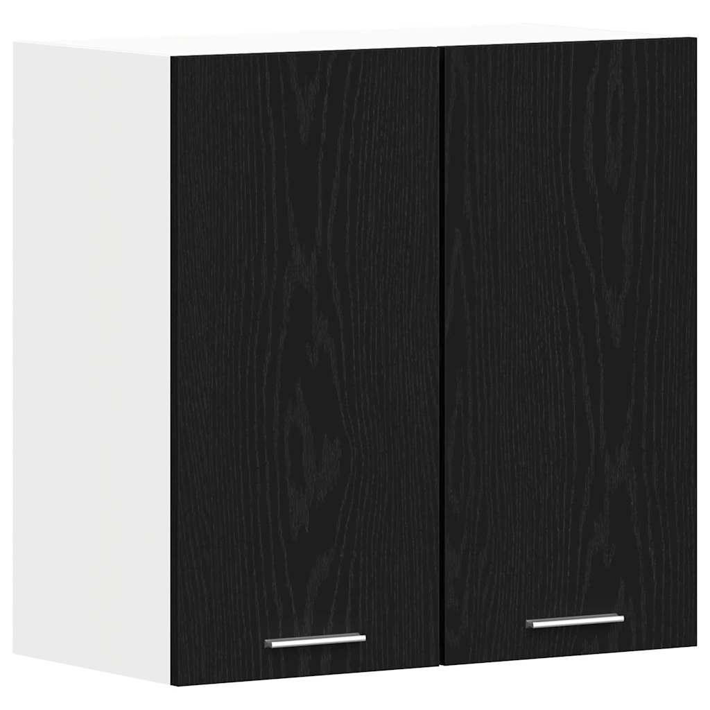 Hengende skap Lyon Svart Eik 60 x 31 x 60 cm Konstruert tre